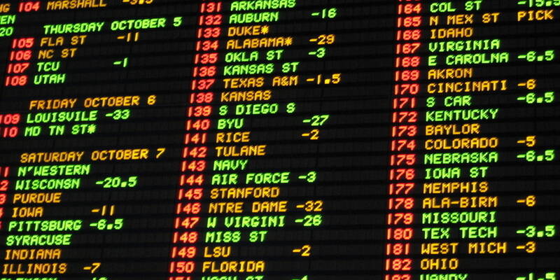 Wildfire Boulder Sports Book at night