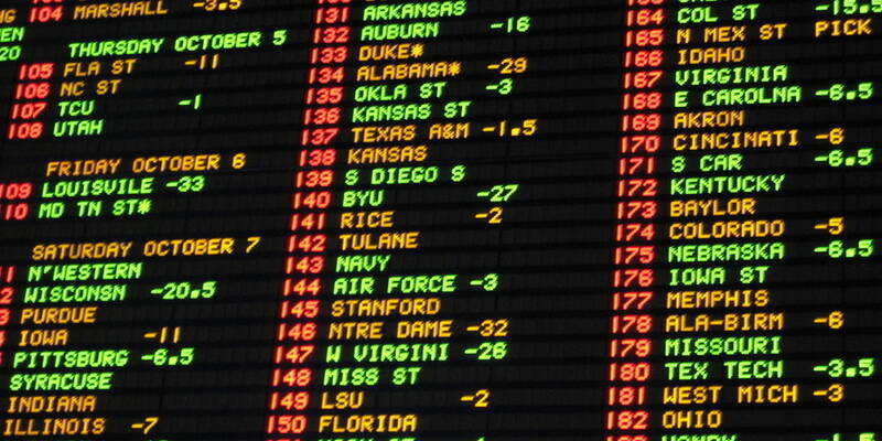 Alamo Sports Book at night