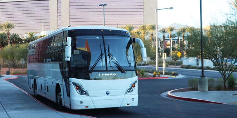 TLC Luxury Transportation at night