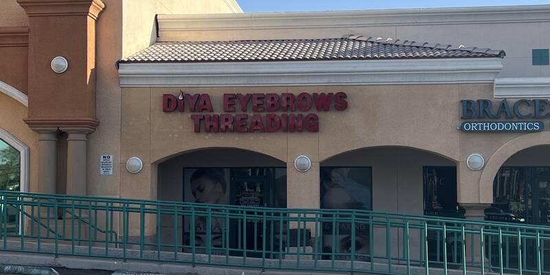 Diya Eyebrow Threading at night