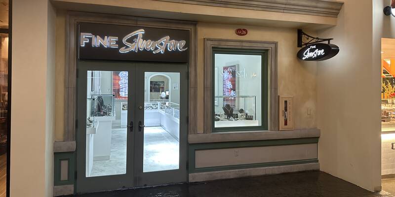 Fine Silver Store at night