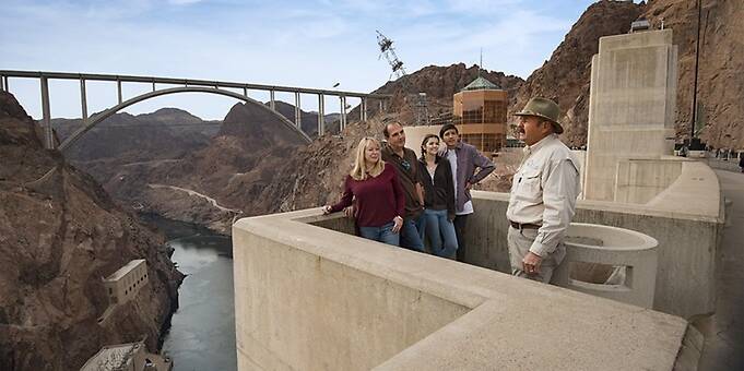 Hoover Dam Classic at night