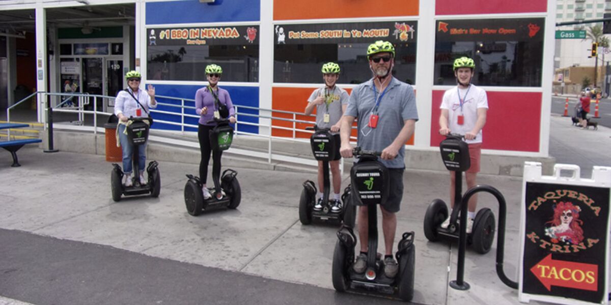 Segway Foodie Tour at night