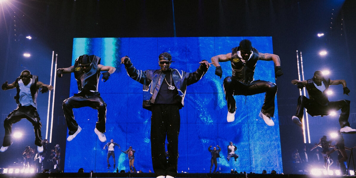 Usher and Chris Brown