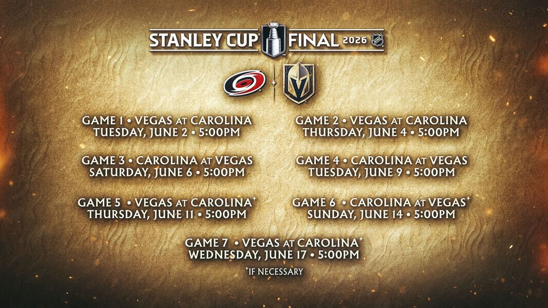 Stanley Cup Final: Vegas Golden Knights vs Carolina Hurricanes