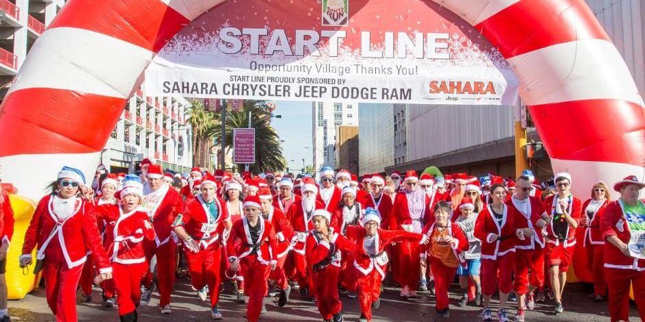 Las Vegas Great Santa Run 